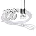 Ceiling Suspended Kit, Looped Cable, T Clamp, Hook