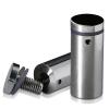 7/8'' Diameter X 1-3/4'' Barrel Length, (304) Stainless Steel Polished Finish. Easy Fasten Standoff (For Inside / Outside use) Tamper Proof Standoff [Required Material Hole Size: 7/16'']