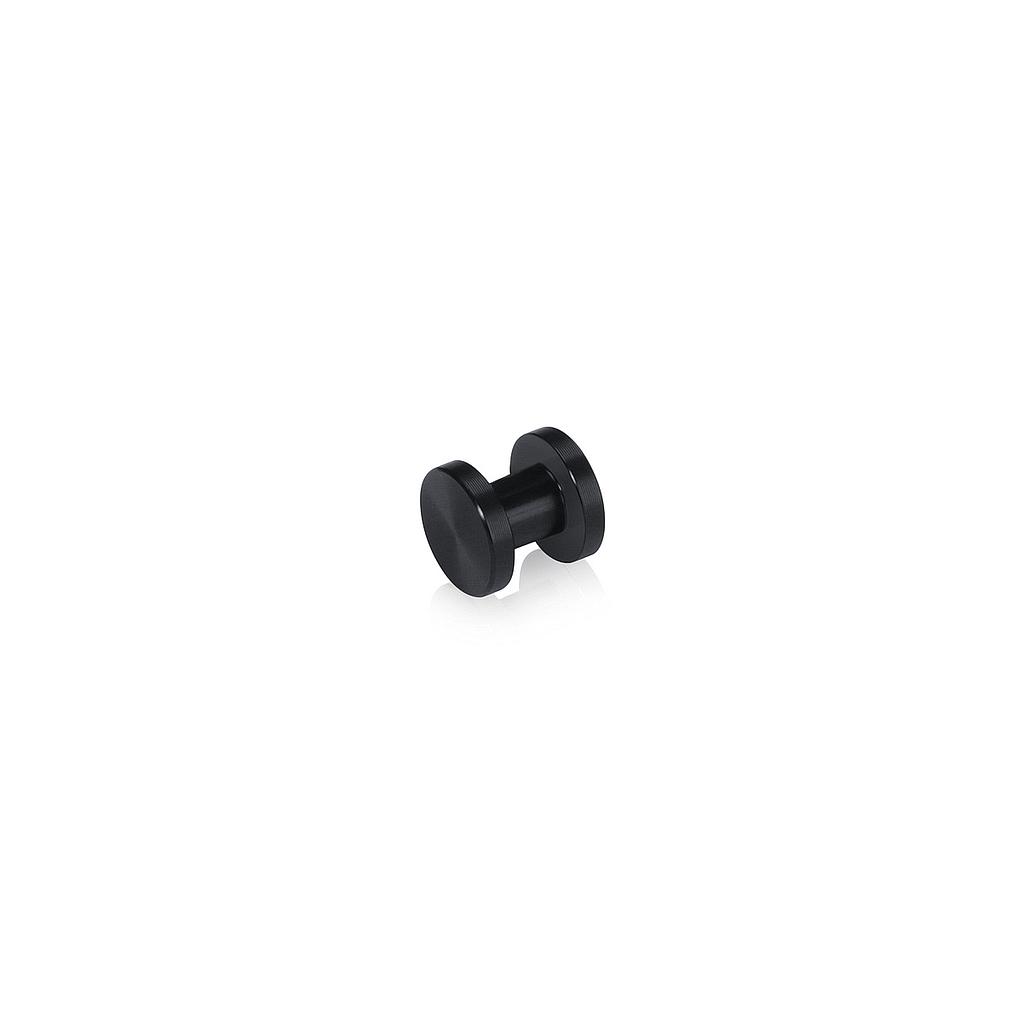 Flat Head Material Connector Aluminum Black Anodized Finish