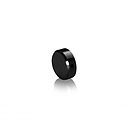 10-24 Threaded Locking Caps Diameter: 3/8'', Height: 1/4'', Black Anodized Aluminum [Required Material Hole Size: 7/32'']