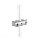 Vertical Support - Up to 3/8'' - Double Sided - Side Clamp - Aluminum Clear Anodized - For 3/8'' Diameter Rod