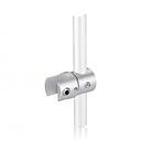 Pivoting Support - Up to 1/2'' - Single Sided - Side Clamp - Aluminum Clear Anodized - For 3/8'' Diameter Rod