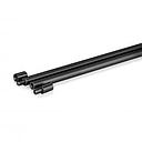 3/8'' Aluminum  Black Matt Anodized 3/8'' Diameter Rod, Length: 36'', Reverse Thread (Inside use only)