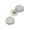 Snap-Cap For Screw #10 & #12 - Light Grey Gloss (Washers sold separately)