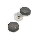 Snap-Cap For Screw #10 & #12 - Charcoal Gloss (Washers sold separately)