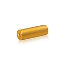 10-24 Threaded Barrels Diameter: 1/2'', Length: 1 1/2'', Gold Anodized [Required Material Hole Size: 7/32'' ]