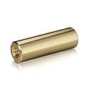 5/16-18 Threaded Barrels Diameter: 5/8'', Length: 2'', Gold Anodized [Required Material Hole Size: 3/8'' ]