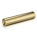 5/16-18 Threaded Barrels Diameter: 5/8'', Length: 3'', Gold Anodized [Required Material Hole Size: 3/8'' ]