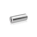 5/16-18 Threaded Barrels Diameter: 3/4'', Length: 2'', Brushed Satin Finish Grade 304 [Required Material Hole Size: 3/8'' ]