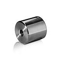 5/16-18 Threaded Barrels Diameter: 1'', Length: 1'', Polished Finish Grade 304 [Required Material Hole Size: 3/8'' ]