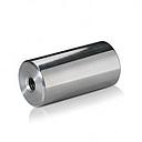 5/16-18 Threaded Barrels Diameter: 1'', Length: 2'', Polished Finish Grade 304 [Required Material Hole Size: 3/8'' ]