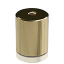 5/16-18 Threaded Barrels Diameter: 1 1/4'', Length: 1 1/2'', Gold Anodized [Required Material Hole Size: 3/8'' ]